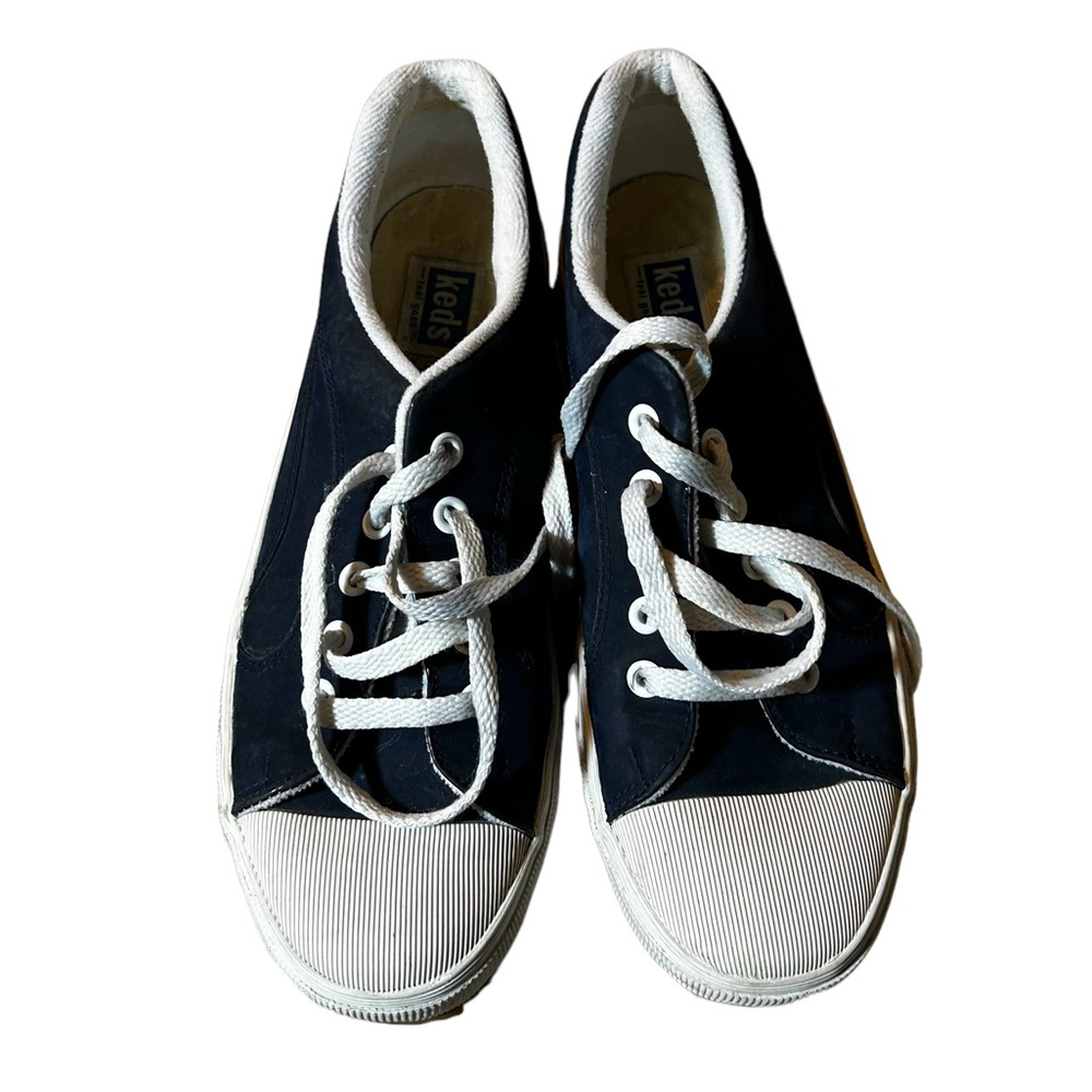 Keds Canvas Blue Denim Jean Platform Sneakers